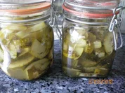 Zucchinis süß-sauer - Rezept