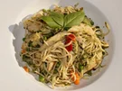 Gebratene Nudeln mit "Asia-Pesto" - Rezept