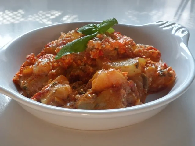 Mediterranes Kräuter-Kartoffelgratin mit Feta-Sesam-Kruste - Rezept - Bild Nr. 11