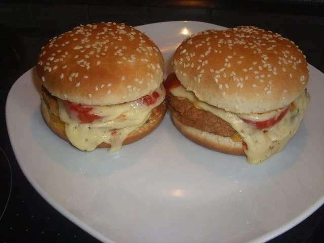 Rezept: Dreifacher Cheese....Burger Dreifacher Cheese....Burger - Rezept
