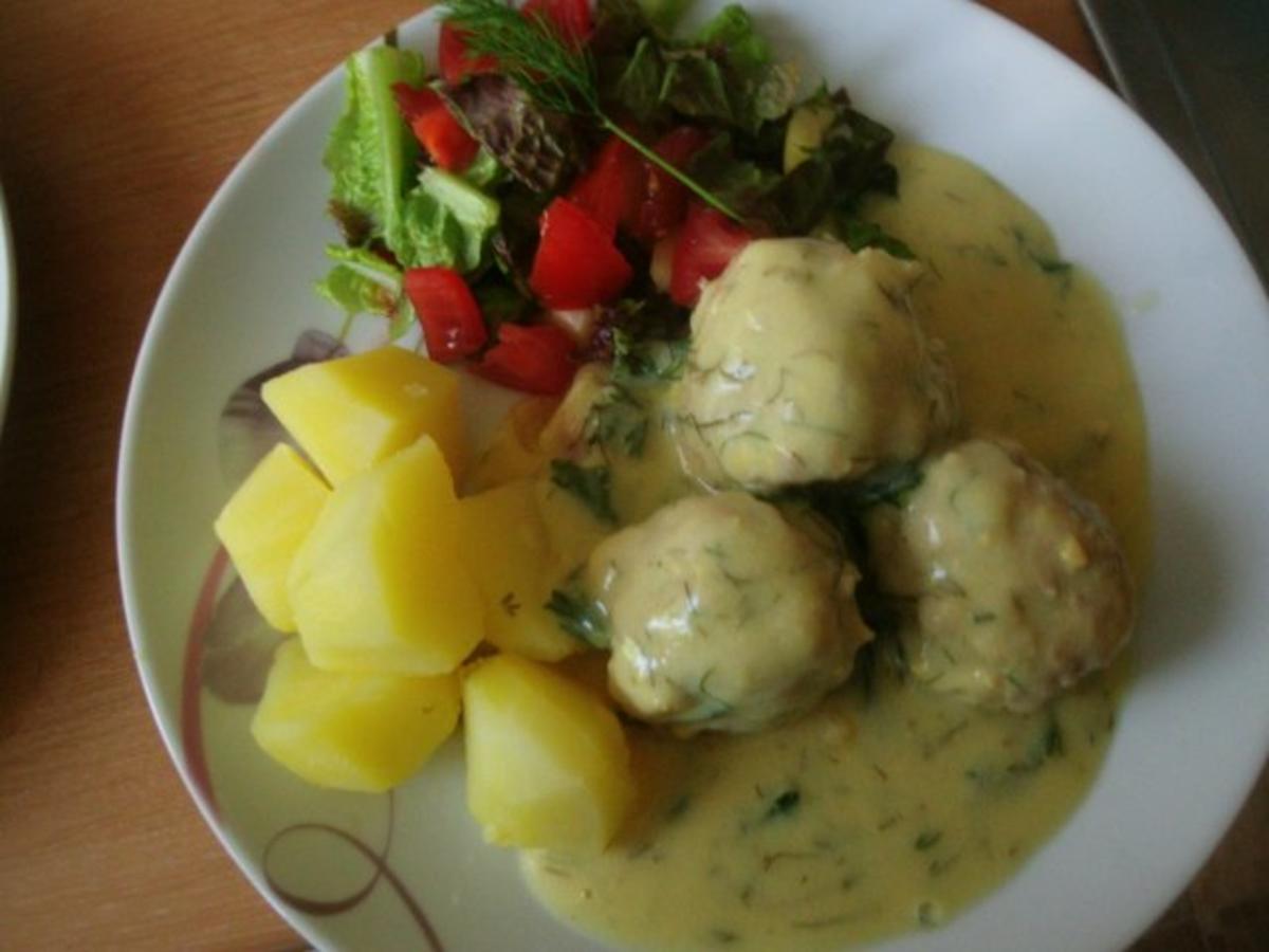 Putenhackballchen In Dillsauce Rezept Kochbar De