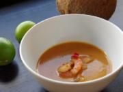 Currysuppe & Garnelen - Rezept