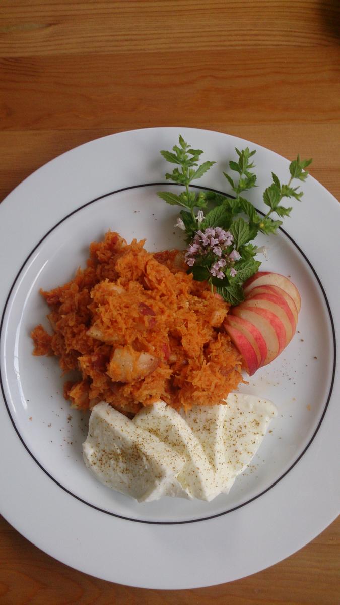 Möhren-Pfirsch-Mozzerella-Salat - Rezept - Bild Nr. 274