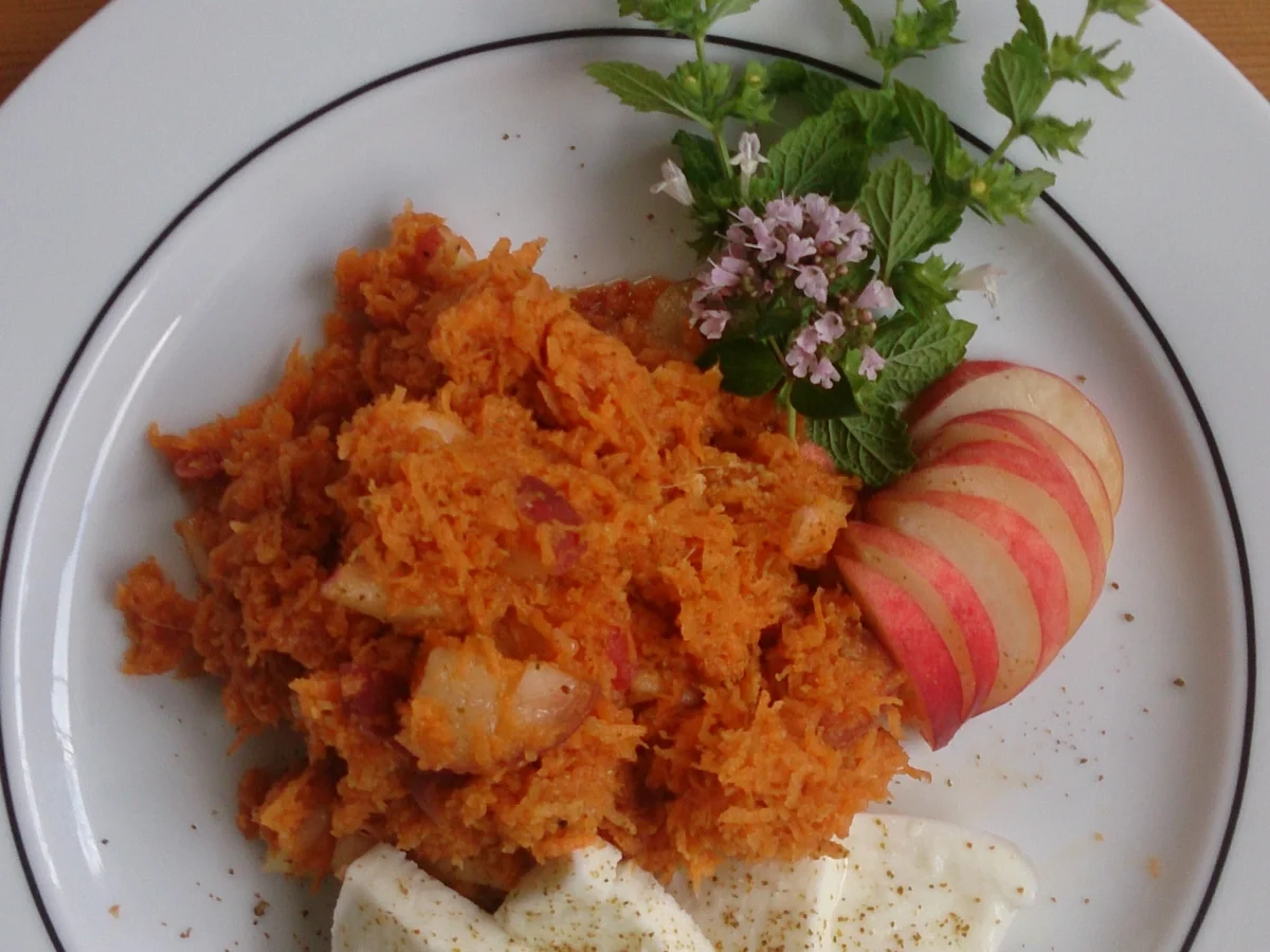 Möhren-Pfirsch-Mozzerella-Salat - Rezept - Bild Nr. 274