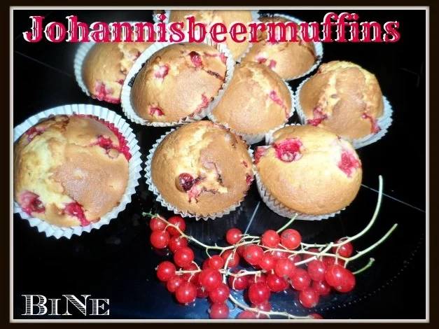Rezept: BiNe` S JOHANNISBEERMUFFINS BiNe` S JOHANNISBEERMUFFINS - Rezept