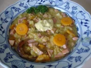 Linsensuppe süss-sauer - Rezept