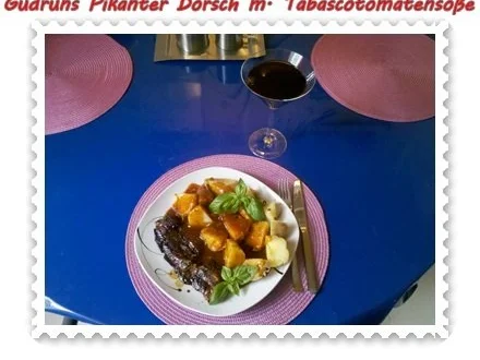 Fisch: Pikanter Dorsch mit Tabasco-Tomatensoße - Rezept - Bild Nr. 10