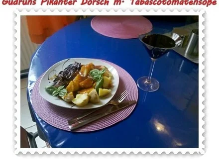 Fisch: Pikanter Dorsch mit Tabasco-Tomatensoße - Rezept - Bild Nr. 11