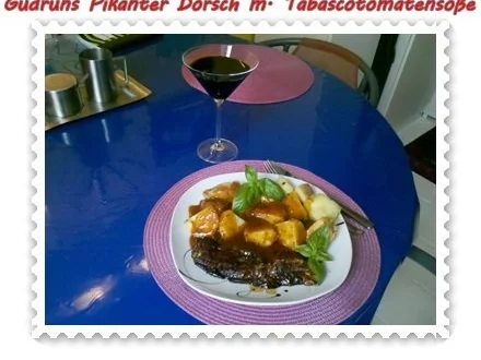 Fisch: Pikanter Dorsch mit Tabasco-Tomatensoße - Rezept - Bild Nr. 12