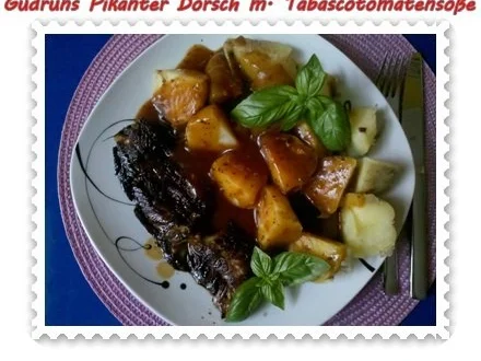 Fisch: Pikanter Dorsch mit Tabasco-Tomatensoße - Rezept - Bild Nr. 13