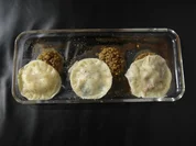 Dreierlei gefüllte Ravioli: Weißes Rind, Jakobsmuscheln & Mangold-Pfefferminzfüllung - Rezept