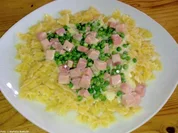 Mini-Farfalle mit Schinken-Sahne-Sauce - Rezept