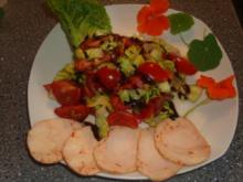 Gemischter Salat mit Balsamico und Hühnerbrust - Rezept