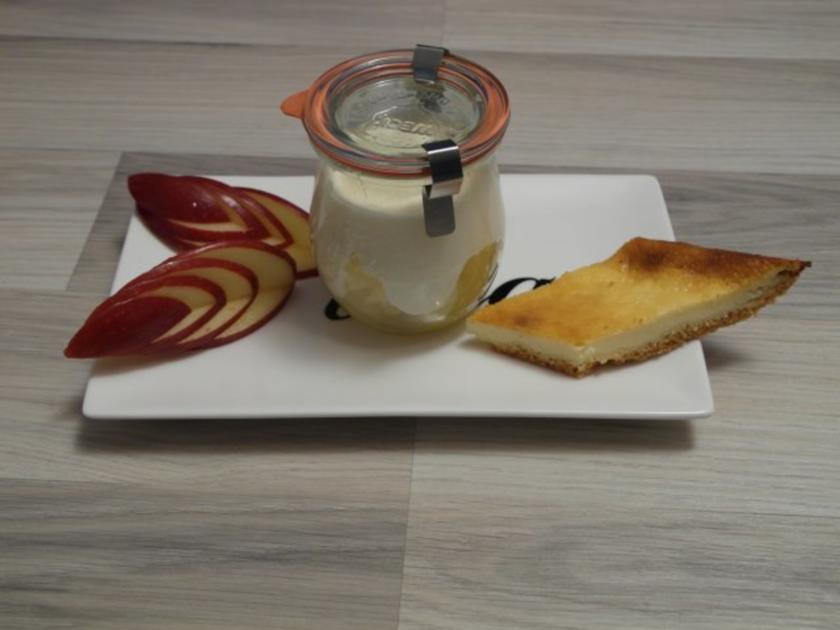 Mascarpone Grieß-Crème mit Apfelkompott - einfach - von Das perfekte Dinner