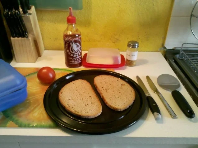 Abendbrot: Überbackenes Bauernbrot - Rezept - Bild Nr. 2