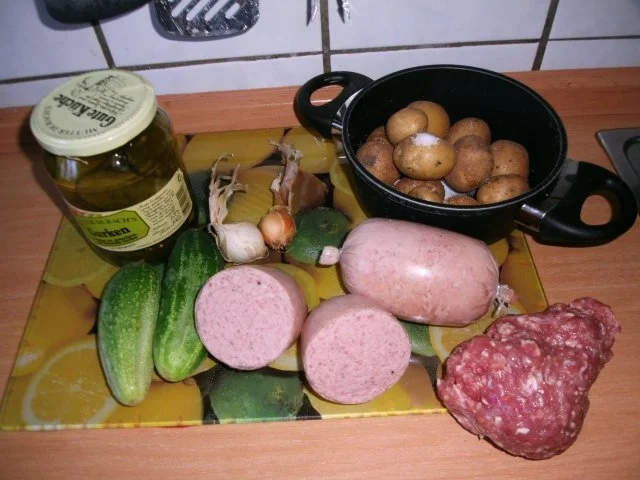 Rezept: Schwartenwurst nach Harzer Art Bild Nr. 2 Schwartenwurst nach Harzer Art - Rezept - Bild Nr. 2