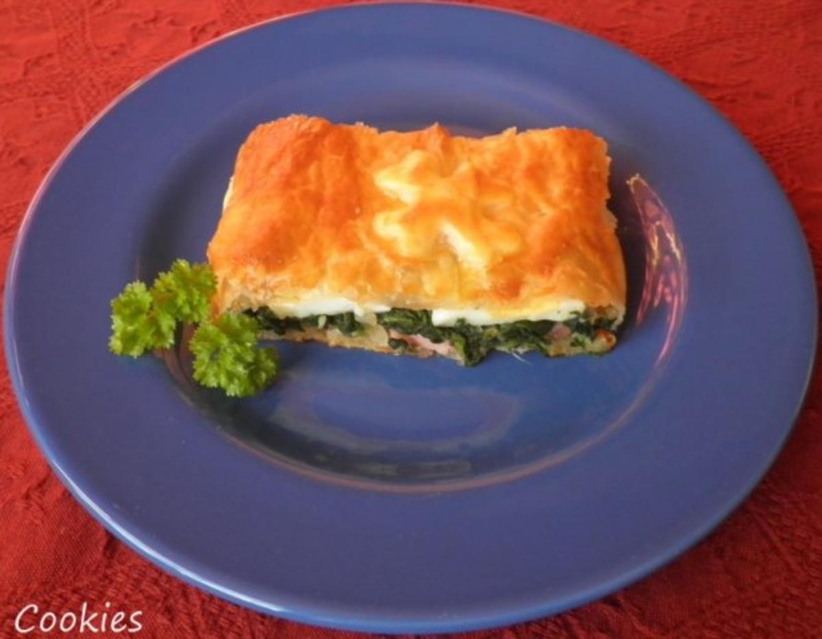 Torta di spinaci - Spinat in Blätterteig - Rezept - Bild Nr. 2