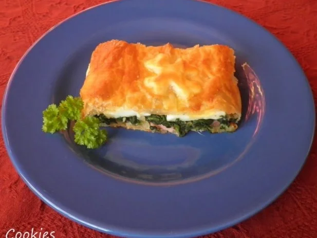 Torta di spinaci - Spinat in Blätterteig - Rezept - Bild Nr. 2