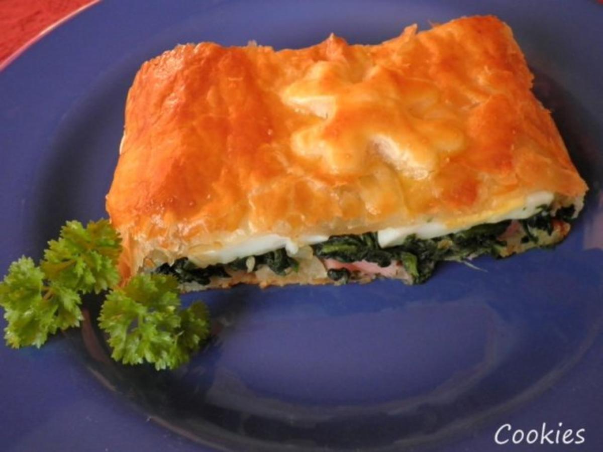 Bilder für Torta di spinaci - Spinat in Blätterteig - Rezept