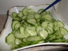 Salat: Gurkensalat "Simpy" - Rezept