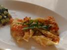Gratinierte Conchiglie mit Forellen-Ruccola-Füllung in Meerrettich-Limetten-Sosse - Rezept