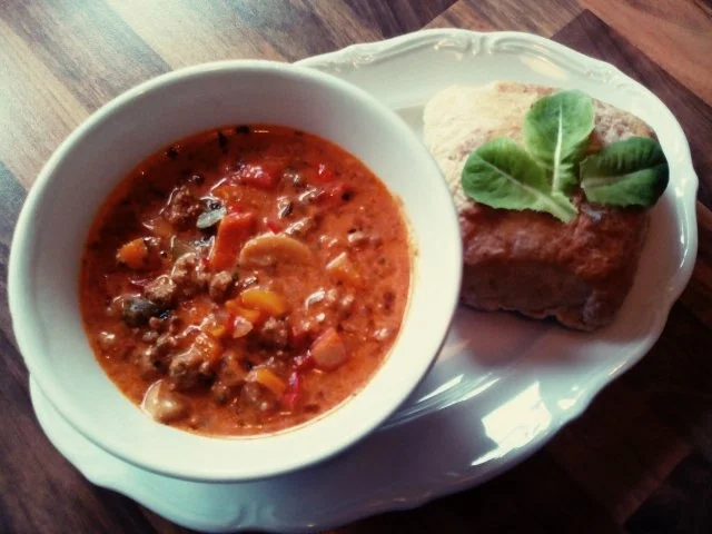 "Party-Hack-Suppe" alla Trapper - Rezept