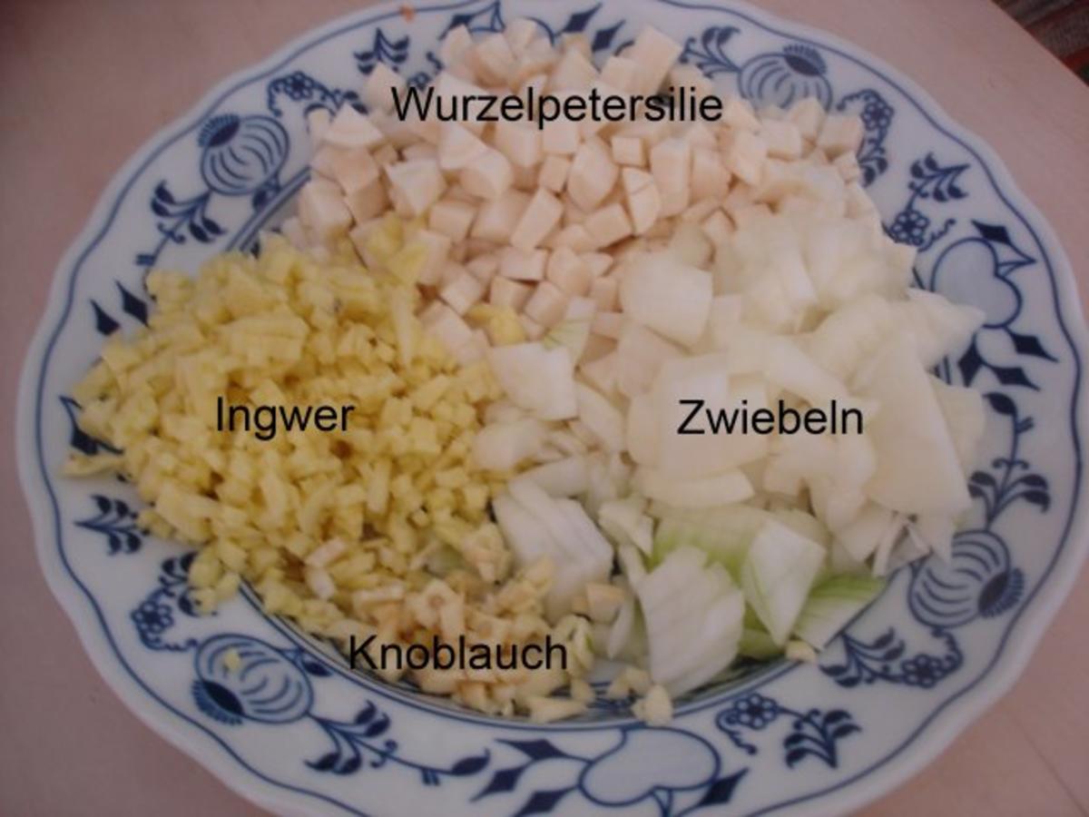 Möhrencremesuppe mit Ingwer und Schmand - Rezept - Bild Nr. 5