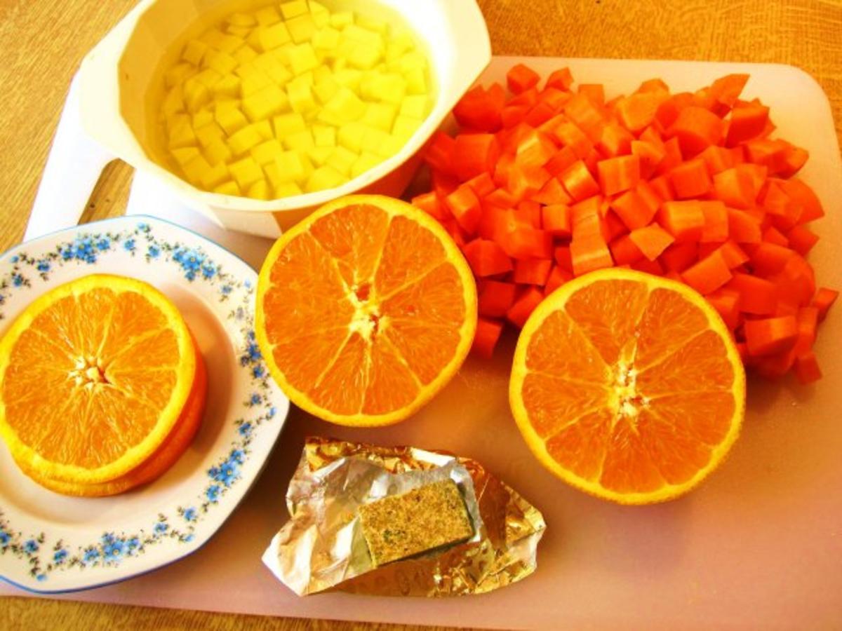 Leichte Sommersuppe mit Möhren und Orangen - Rezept - Bild Nr. 4