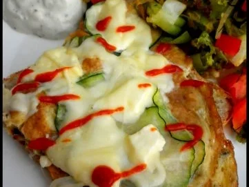 Zucchini-Pfannen-"Pizza" - Rezept