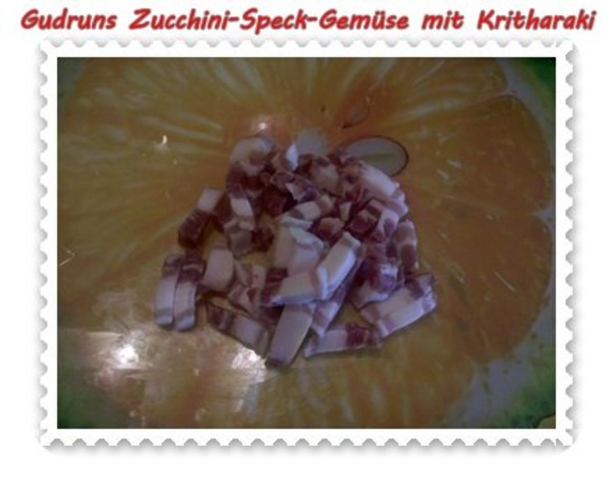 Gemüse: Zucchini-Speck-Gemüse mit Kritharaki - Rezept - Bild Nr. 5