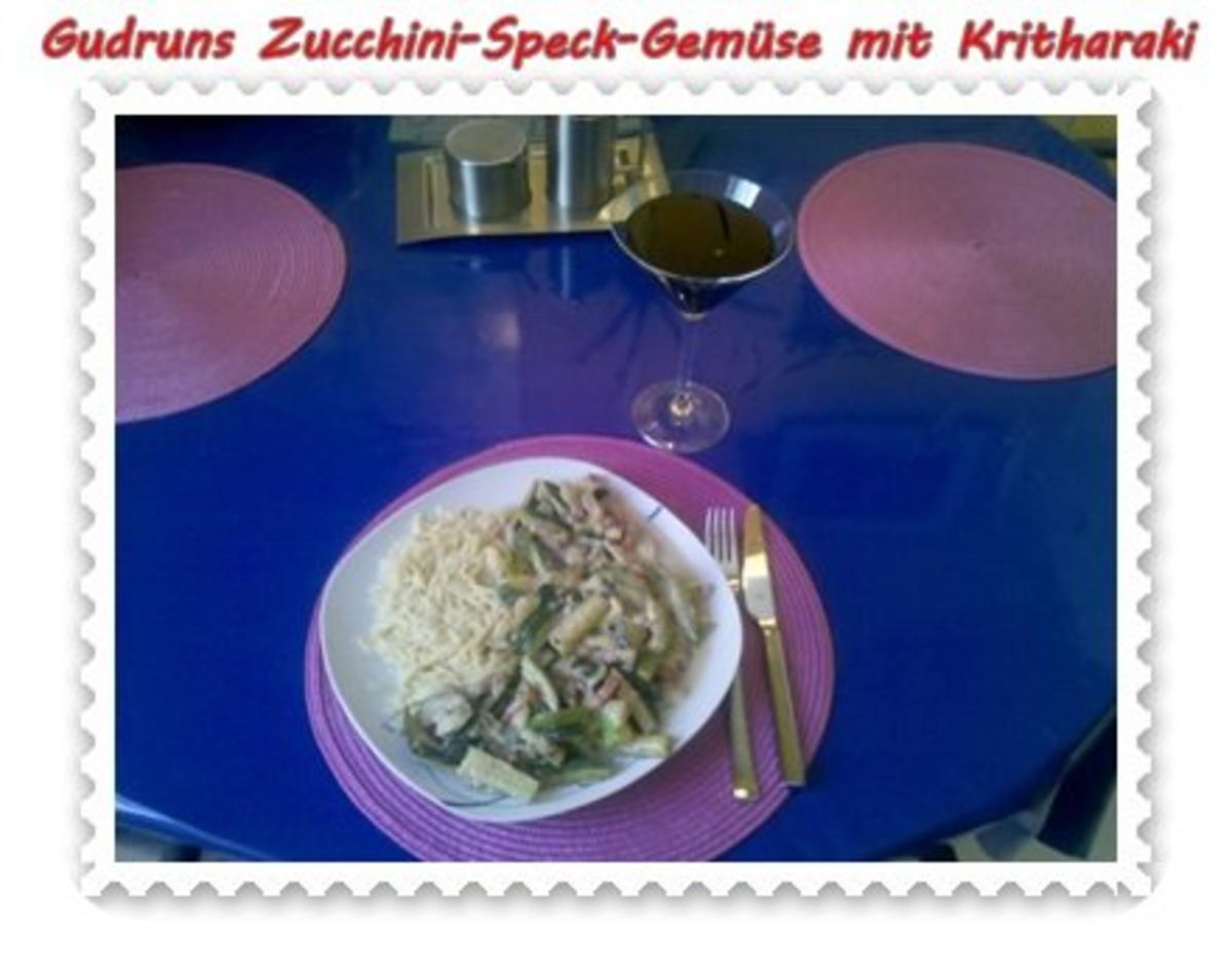 Gemüse: Zucchini-Speck-Gemüse mit Kritharaki - Rezept - Bild Nr. 14