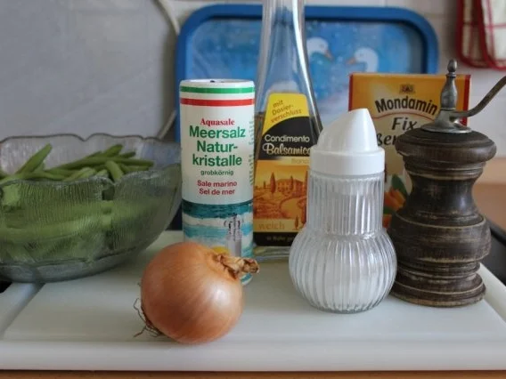 Bohnengemüse süß-sauer - Rezept