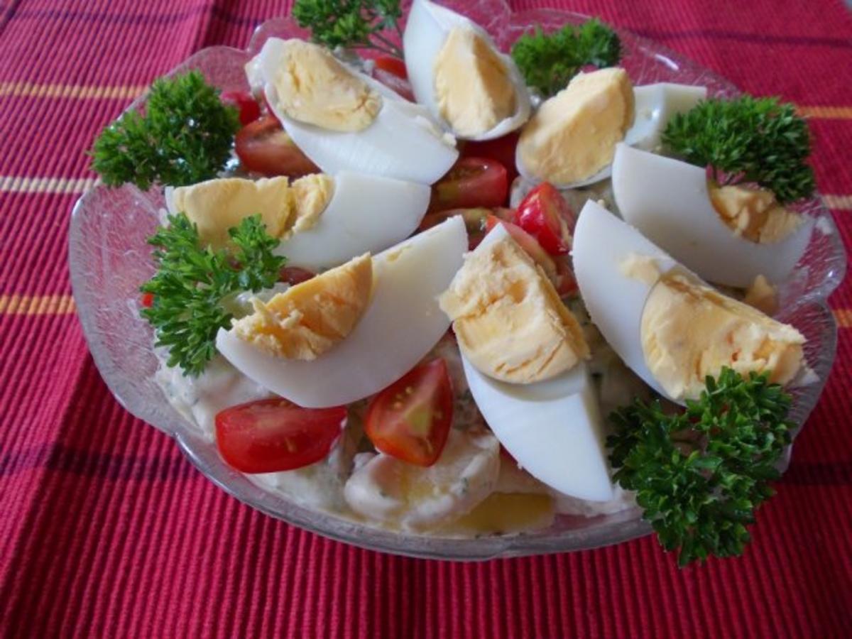 Herzhafter Kartoffelsalat mit frischer Gurke - Rezept - Bild Nr. 10