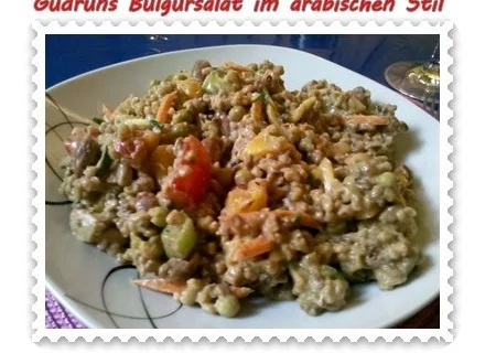Rezept: Salat: Bulgursalat im arabischen Stil Salat: Bulgursalat im arabischen Stil - Rezept