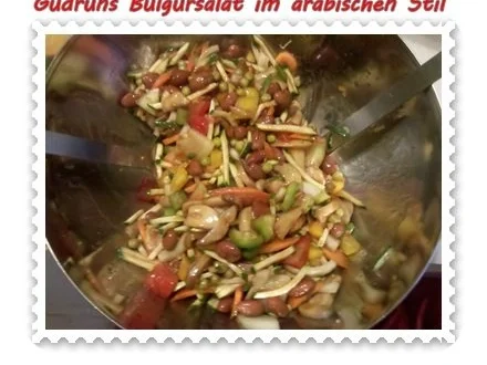 Rezept: Salat: Bulgursalat im arabischen Stil Bild Nr. 11 Salat: Bulgursalat im arabischen Stil - Rezept - Bild Nr. 11