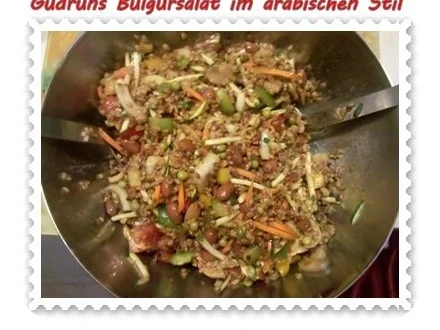 Rezept: Salat: Bulgursalat im arabischen Stil Bild Nr. 12 Salat: Bulgursalat im arabischen Stil - Rezept - Bild Nr. 12