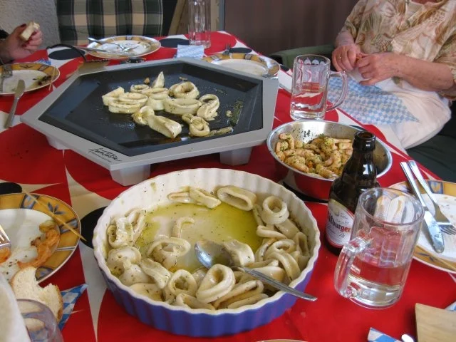 Tintenfischtuben vom Grill - Rezept