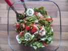 Bohnensalat mit Tomaten und Gurke - Rezept