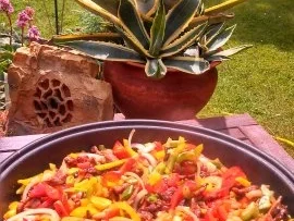 Rind, Schwein & Paprika geschnetzeltes mit Gemüsereis - Rezept - Bild Nr. 8