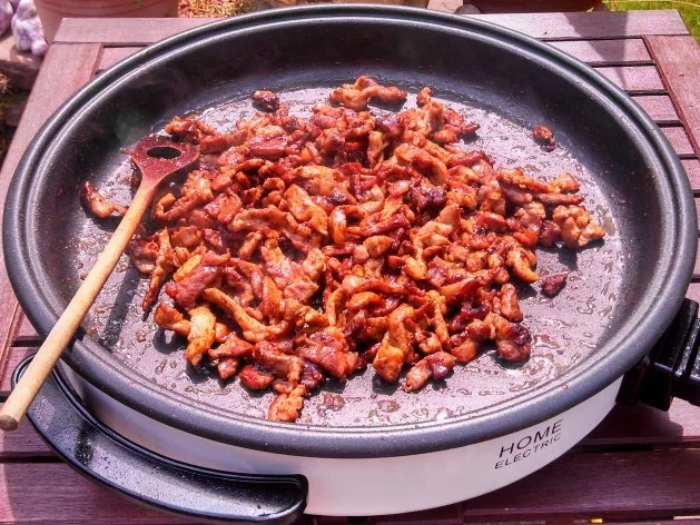 Rind, Schwein & Paprika geschnetzeltes mit Gemüsereis - Rezept - Bild Nr. 5