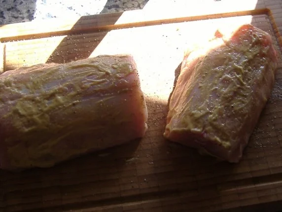 Gebratener Kaninchenrücken mit Senf - Rezept - Bild Nr. 2