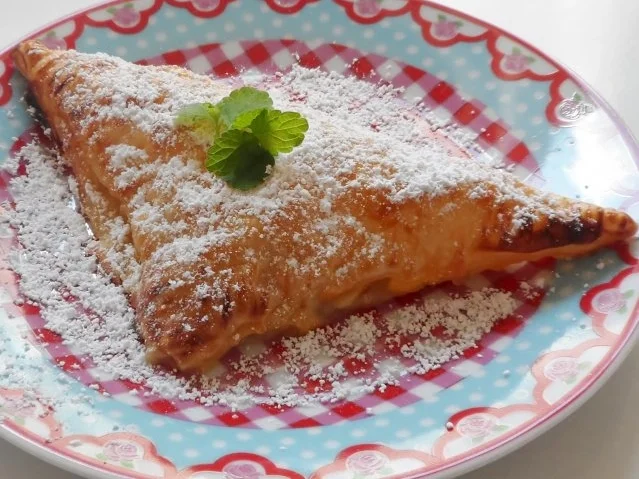 Blätterteig: Nekatarinen-Apfeltaschen mit Zitronen-Vanille-Creme - Rezept - Bild Nr. 9