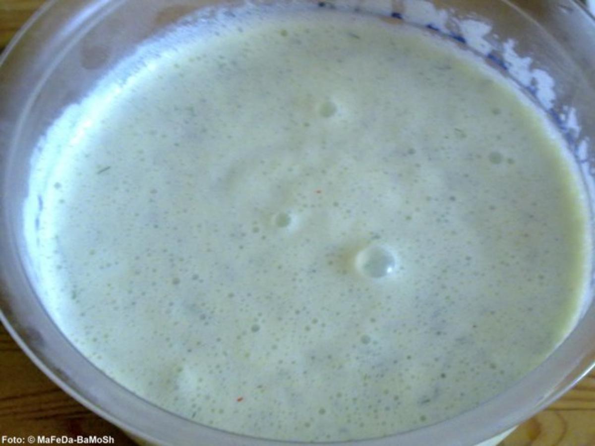 Joghurt-Gurken-Suppe mit Ouzo - Rezept - Bild Nr. 3