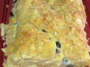 Heidelbeer-Mandel-Biskuitrolle - Rezept