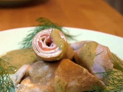 Galettes Bretonnes mit geräuchtertem Lachs und Senf-Dill-Sauce - Rezept - Bild Nr. 17