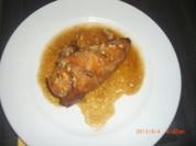 Huhn in Sojasauce mit Pinienkernen - Rezept