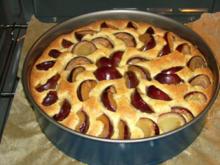 Pflaumenkuchen mit Marzipanaroma - Rezept