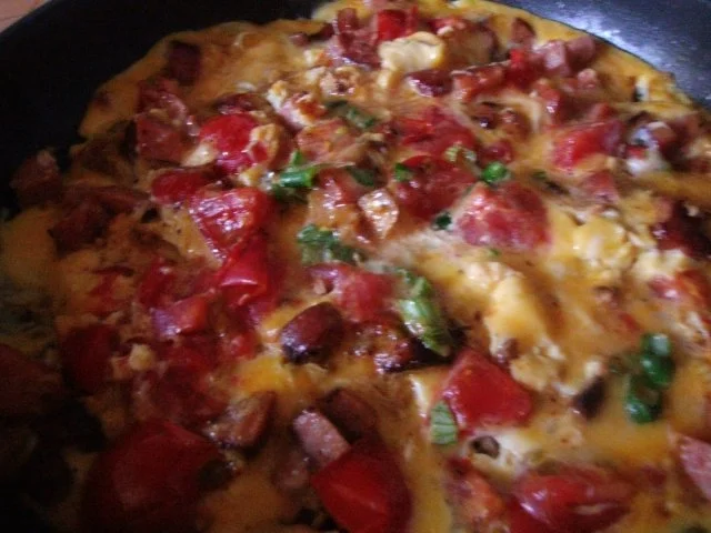 +++ Cabanossi +Tomaten - Rührei +++ - Rezept