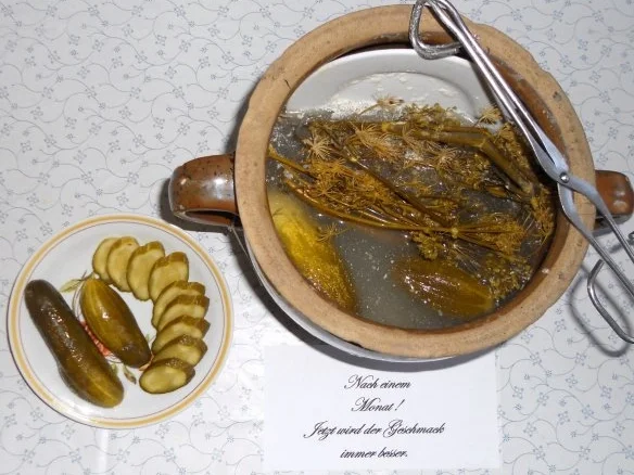 "Oma - Friede`s" Salzgurken, im Steintopf eingelegt. (Rzpt. um 1900) - Rezept - Bild Nr. 27