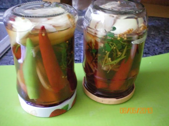 Rezept: Chilis eingelegt Bild Nr. 2 Chilis eingelegt - Rezept - Bild Nr. 2